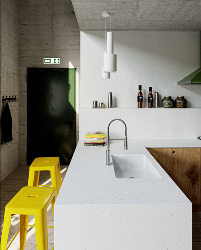 [3346] Silestone Lime Delight (0,4 cm Produkt)