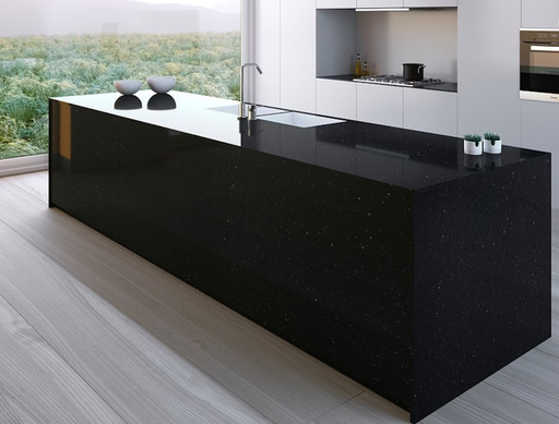 [3463] Silestone Stellar Night (0,4 cm Produkt)