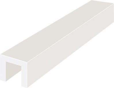 Silikonový U-profil na lampáš, 50 cm