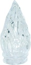 Skleněný plamen na lampáš, bílý, výška 9 cm nebo 12 cm