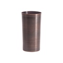 Vaseneinsatz aus Aluminium und Kupfer, Höhe 9,8 cm