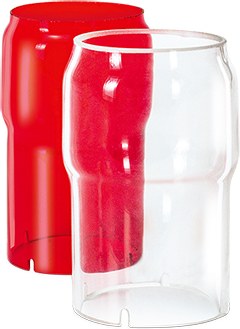 [ST-90890] Větrný štít na náhrobní lampáš, výška 10 cm