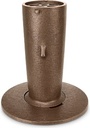 Zapuštěná váza na náhrobek, bronz, výška 21–24 cm