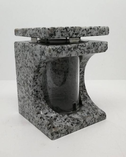 [MG-L55-MINI---12X12/16] Granit-Friedhofs-Grablaterne L55 mini