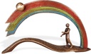 Bronzeplastik Zum Himmel, 15×25×5 cm