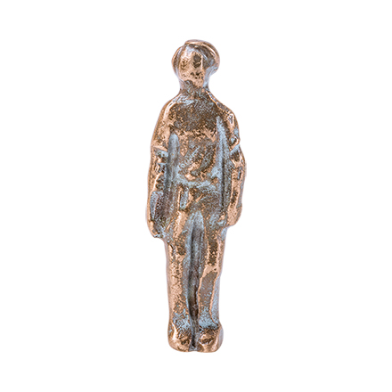 [ST-85529] Bronzefigur für Grabstein, 3–5 cm, verschiedene Motive