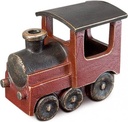 Lokomotive aus Bronze für Kindergräber, 8×10 cm