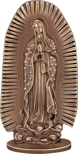 [ST-HEILFIG03] Bronzene Madona Guadalupská für Grabmal, 15–61 cm