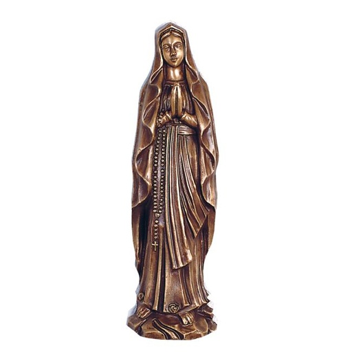 [ST-95090] Bronze Madonna für Grabmal, 31×9 cm
