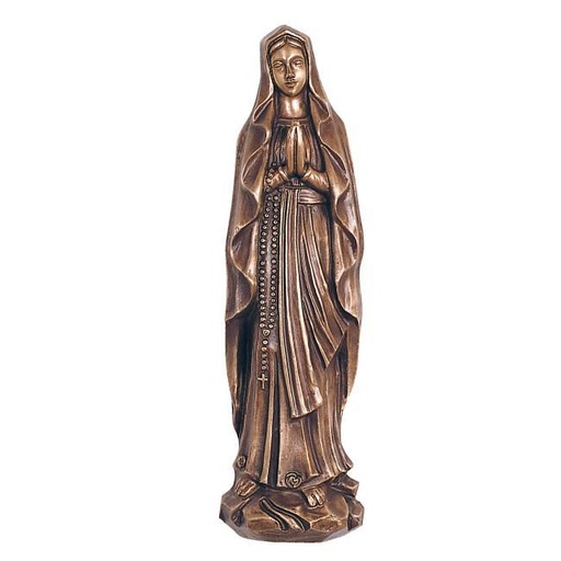 [ST-95100] Bronze-Madonna für Grabmal, 32×9×7 cm
