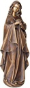Bronzene Madonna für Grabstein, 40×14 cm