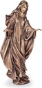 Madonna aus Bronze für Grabstein, 48×22×15 cm
