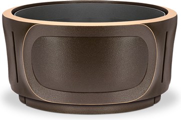 Bronzová mísa na náhrobek, průměr 22 cm, výška 11,5 cm