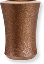 Bronze-Wandvase für Grabmal, Höhe 11 cm