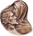 Bronzová Pieta na náhrobek, 8×8 cm