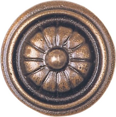 [ST-06320] Bronzová rozeta na náhrobek, Ø 2,2–4,5 cm