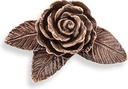 Bronzerose für Kindergräber, 4×6 cm