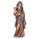 Bronzefigur Madonna mit Kind für Grabstein, 20–59 cm