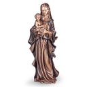 Bronzefigur Madonna mit Kind für Grabstein, 20–62 cm