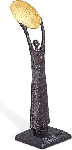 [ST-84248] Bronzefigur Licht für Grabstein, 15×5×5 cm
