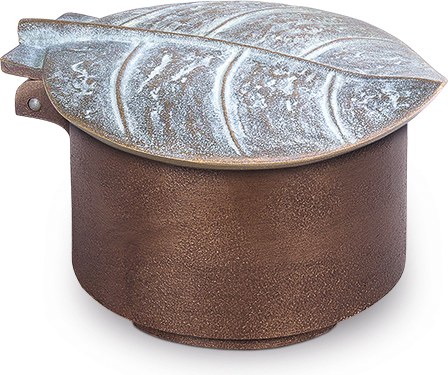 [ST-50128] Bronzeschale für Grabstein, 7×10×13 cm