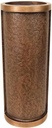 Bronzevase für Grabstein, Höhe 18 cm