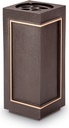 Bronzevase für Grabstein, 18–28 cm