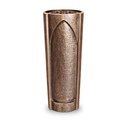 Bronzevase für Grabstein, Höhe 18 cm oder 25 cm