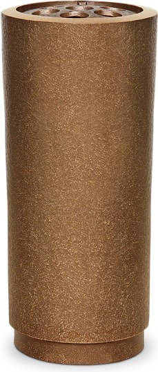 Bronzová váza na náhrobek, výška 18–25 cm