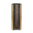 Bronzevase für Grabstein, Höhe 28 cm