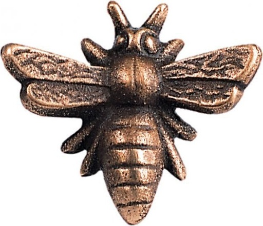 [ST-80016] Bronzová včela na náhrobek, 3×3 cm