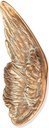 Bronzové křídlo na náhrobek, 15×6 cm
