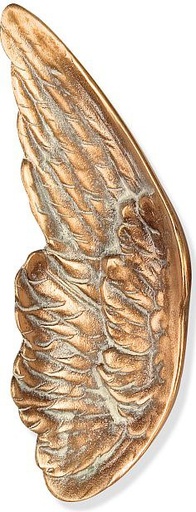 [ST-85362] Bronzeflügel für Grabstein, 15×6 cm