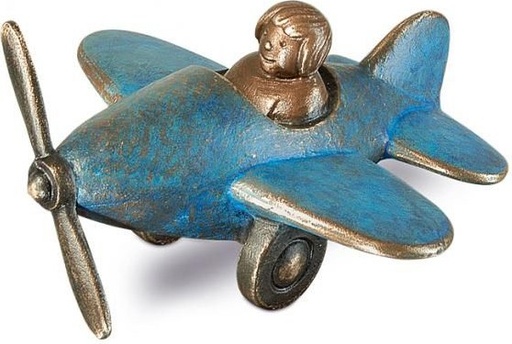 [ST-85292] Bronzeflugzeug für Kindergrab, 7×15×13 cm