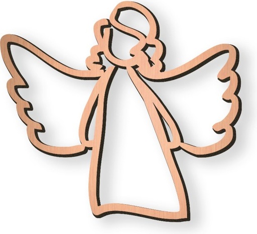 [ST-20868] Bronzeengel für Kindergrab, 6×7 cm
