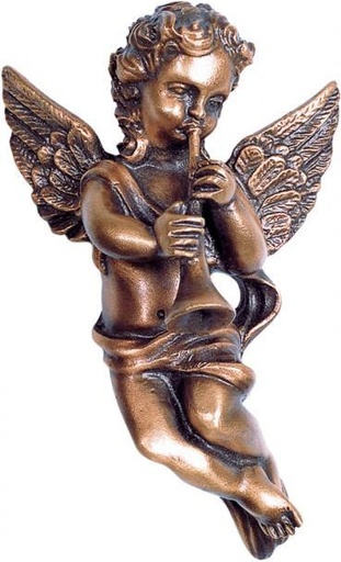 [ST-85244] Bronzový anděl na náhrobek, 11×7 cm