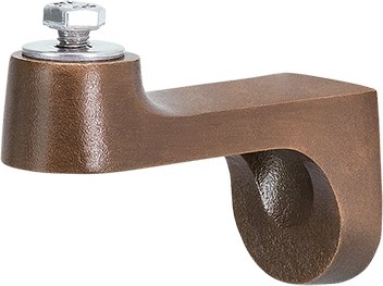 Bronze-Halterung für Grabmal, 5×3×8 cm