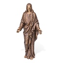 Christus aus Bronze für Grabstein, 45×20 cm