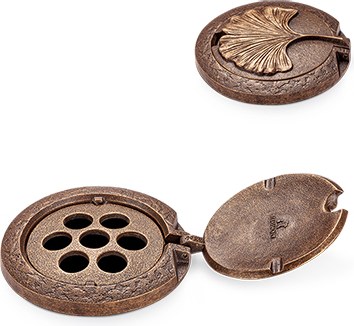 [ST-53306] Bronzový kroužek na vázu na náhrobek, Ø 12 cm