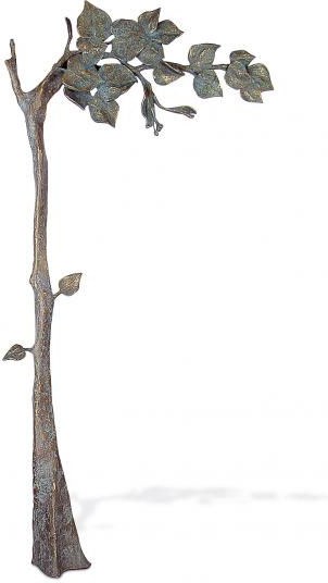 Bronzový Lipový strom na náhrobek, 107×53 cm