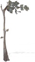 Bronzový Lipový strom na náhrobek, 107×53 cm