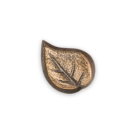 [ST-20431] Bronzeblatt für Grabstein, 2×1 cm