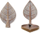Bronzeblatt klappbar für Grabstein, 13×8×13 cm