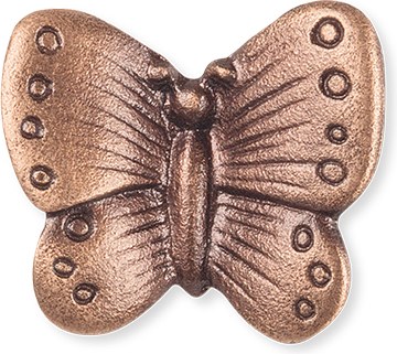 [ST-20942] Schmetterling aus Bronze für Kindergräber, 3×3 cm