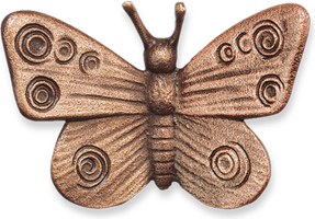 Schmetterling aus Bronze für Kindergräber, 4×6 cm