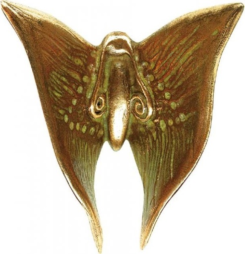 [ST-20369] Bronzový motýl na náhrobek, 5×5 cm