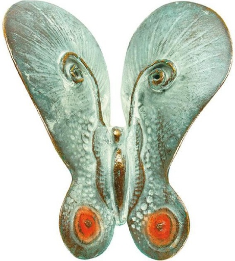[ST-20368] Bronzový motýl na náhrobek, 6×5 cm