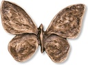 Bronzový motýl na náhrobek, 6×8 cm