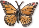 Schmetterling aus Bronze für Grabstein, 7×10 cm