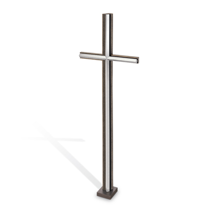 [ST-62619] Bronzekreuz für Grabstein, 61×20 cm